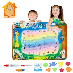 100*70 см Doodle коврики магнитная доска для рисования с 3 шт. воды ручка EVA резиновые ремесла творчества детей игрушки для малышей обучения