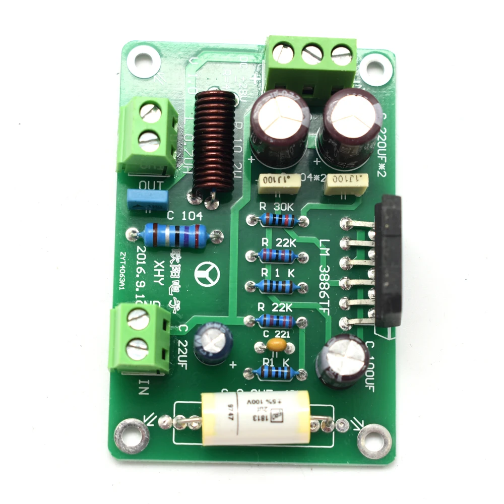 Lusya HiFi LM3886TF моно аудио усилитель мощности плата 68 Вт для 4 8 Ом динамик Собранный F5