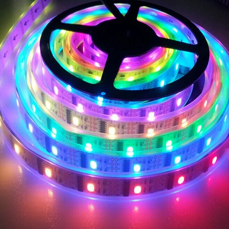 WS2801 Светодиодные полосы, Raspberry Pi управления LED strip5m развития Arduino Ambilight ТВ, белый или черный pcb