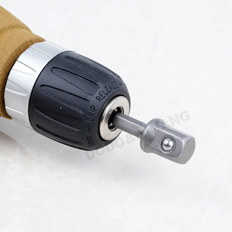 3 PcsSet 14 38 12 Hex Wrench Square Head Sleeve Extension Bar Power Drill Bit Socket Adapter Electric Screwdriver DAJ017