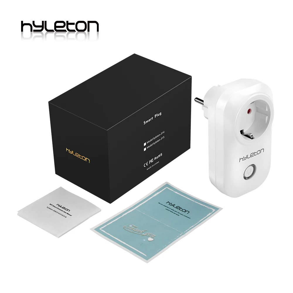 Hyleton smart plug wifi socket remote control switch 10A Support 2.4GHz Wifi plug Networks Electrical EU/US/AU/UK Power Switch