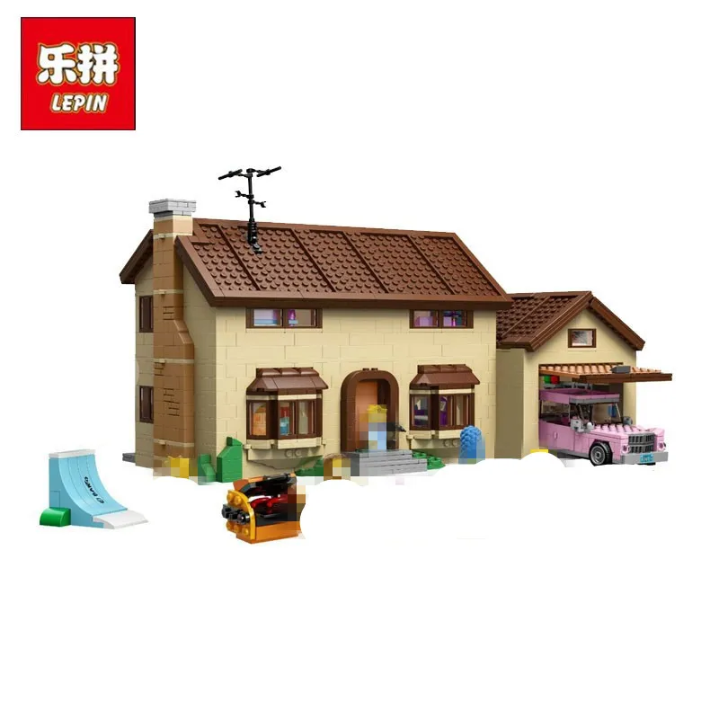 

in stock Lepin Simpsons House building blocks bricks Compatible building blocks compatible with legoingiy 71006 toy bricks