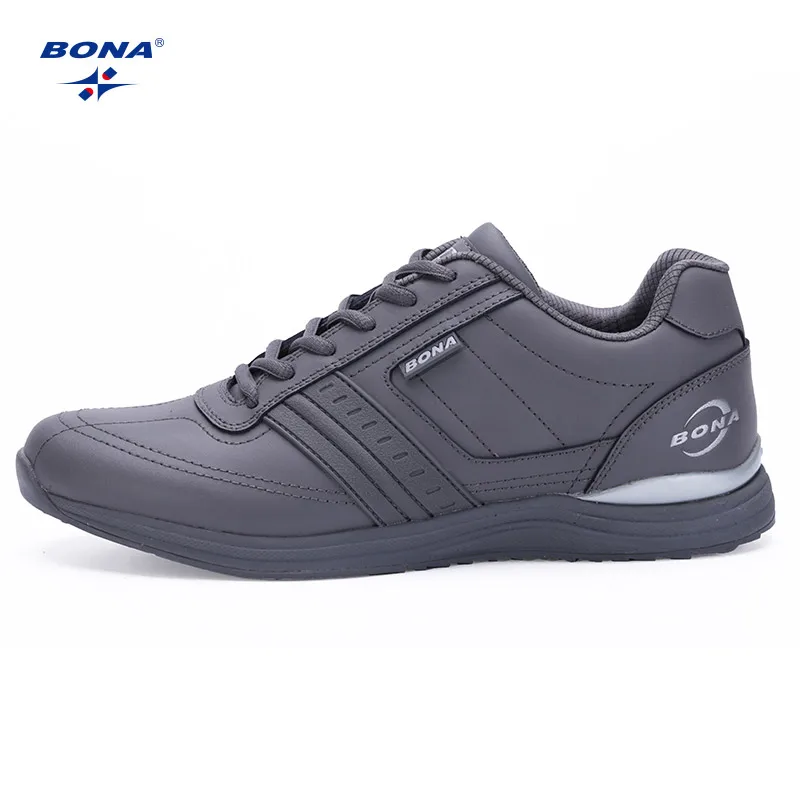 BONA/ популярный стиль; мужская повседневная обувь на шнуровке; удобная мужская обувь; мягкая легкая подошва; Hombre; - Цвет: Grey