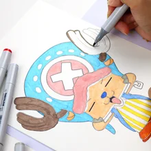 Finecolour 36/48/60/72 Цвета анимации спиртовые чернила Эскиз маркер для манги Профессиональный рисунок канцелярские маркеры товары для рукоделия