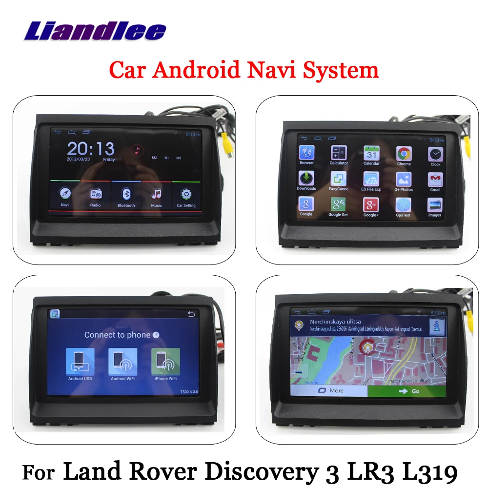 Excellent Liandlee Android For Land For Rover Discovery 3 LR3 L319 2004~2009 Radio Carplay Parking Camera GPS Navi Navigation Multimedia 3