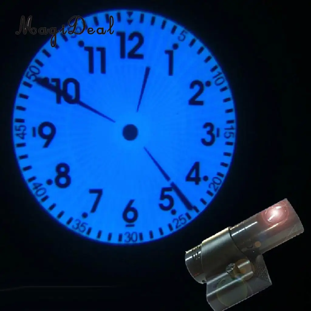 MagiDeal LED  Remote Control Projection Clock 5Color Changing Clock UK Plug