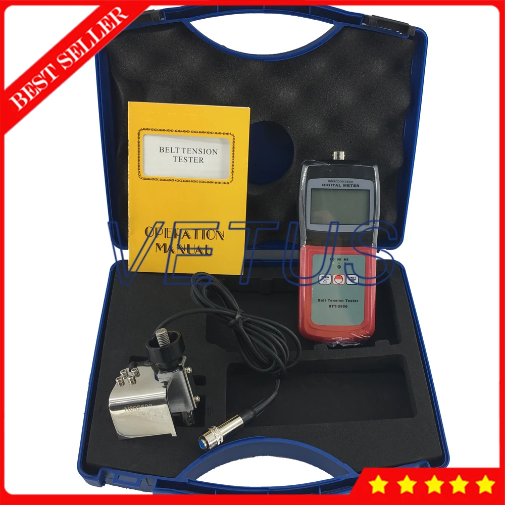 BTT2880 Digital Tension detector For Testing tapes wires Belt Tension