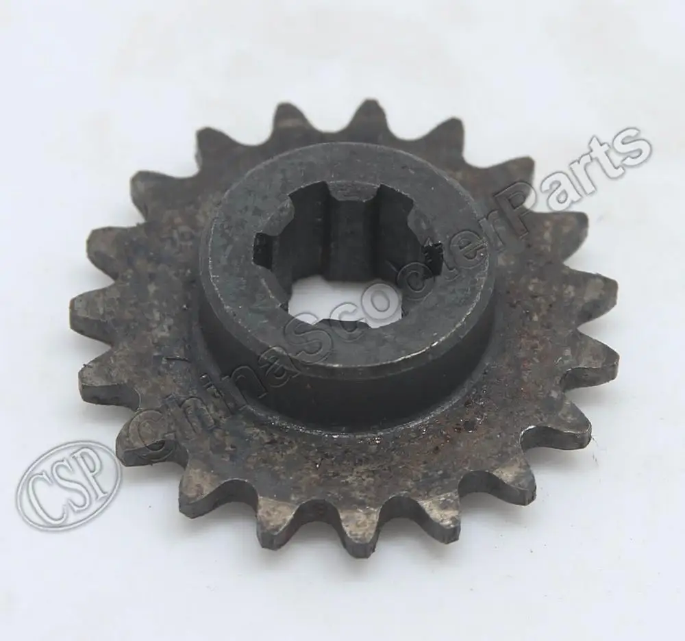 T8F 11 13 14 17 19 20 Tooth 11T 13T 14T 17T 19T 20T front sprocket 2 stroke 47cc 49cc mini moto pocket atv dirt bike - Цвет: 17T