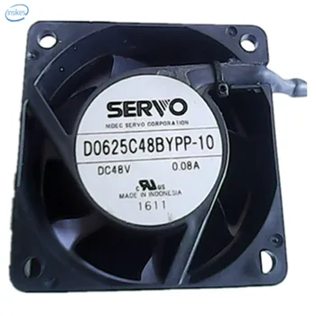 

Servo D0625C48BYPP-10 Dust Waterproof Cooling Fan DC 48V 0.08A 6025 6cm 60*60*25mm 4 Wires