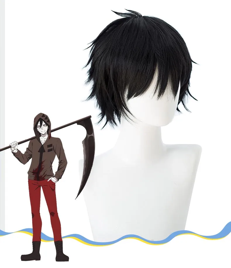 Felpa Con Cappuccio Cosplay Isaac Foster Da Anime, Taglie S-XXL, Nera, Per Halloween, Carnevali E Feste A Tema, Costume Angelo Della Morte - 3