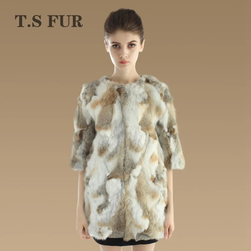 Buy Women 2017 New Genuine Rabbit Fur Coat Nature