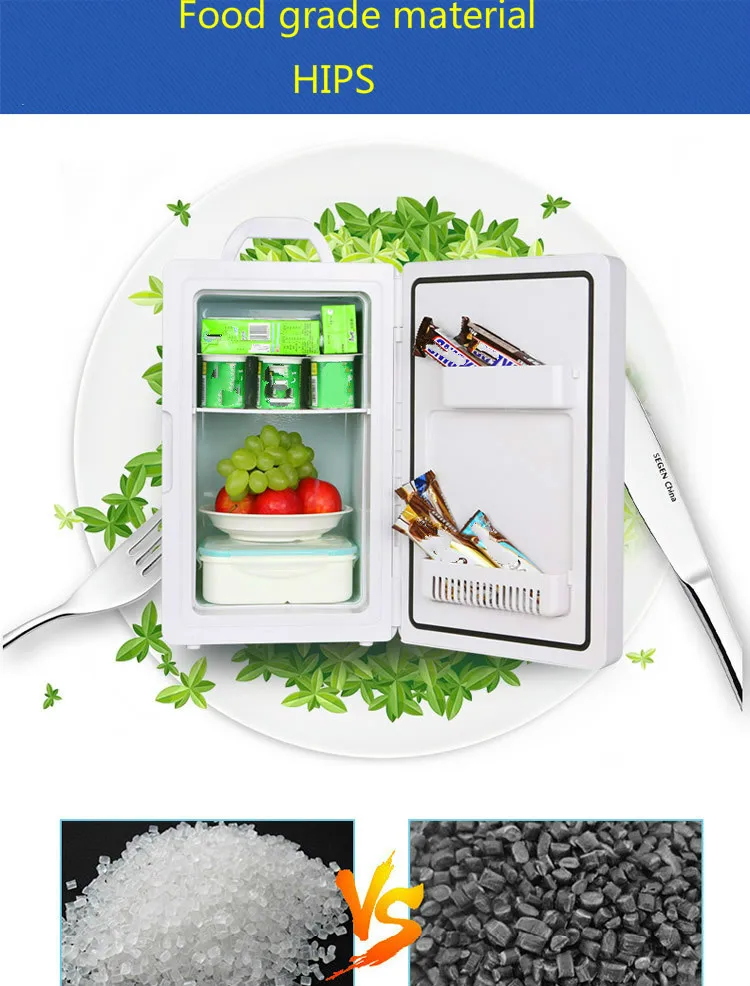 16L 220v 12v Dual-core LCD Display Mini Car Fridge ABS Multi-Function Home Cooler Freezer Warmer Portable auto Fridge Freezer 12 volt fridge