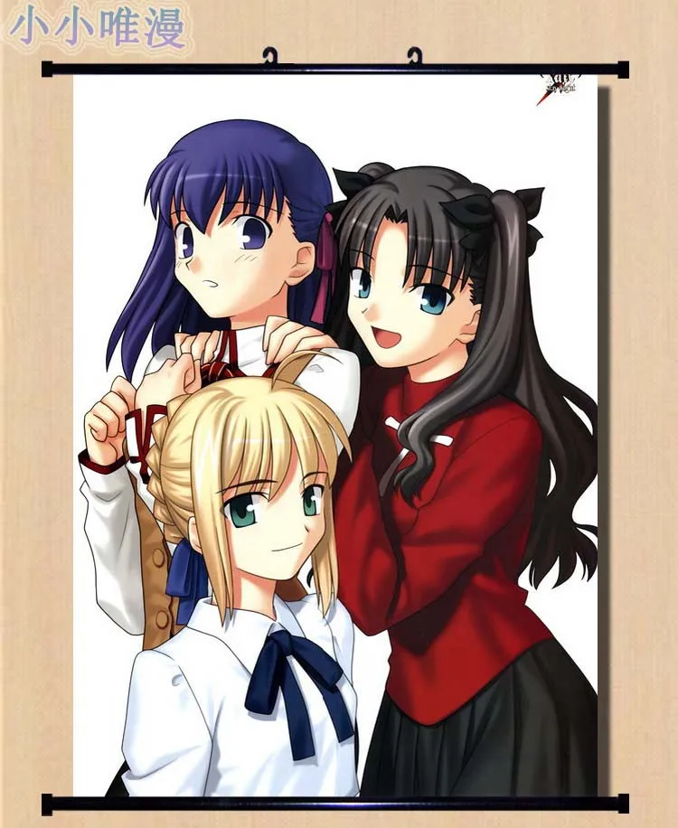 Японские Аниме игры Fate/Grand Order Fate/stay night сексуальная девушка Tohsaka Rin домашний декор