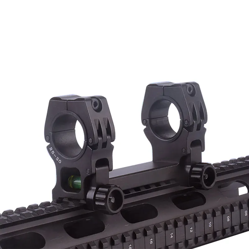 Tactical One piece Scope Ring M10 QD L Scope Mount Bubble Levels Anti