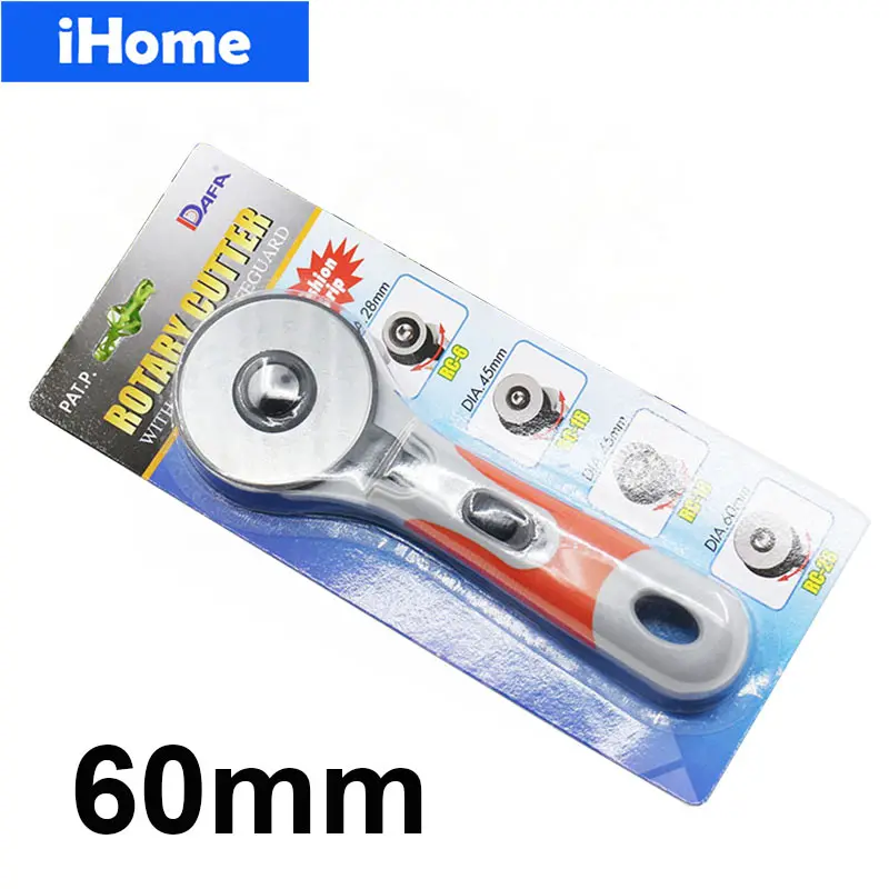 

RC26 60mm High quality Taiwan DAFA Rotary Cutter Fabric Paper Vinyl Circular Cut Blade Patchwork Leather Craft knife
