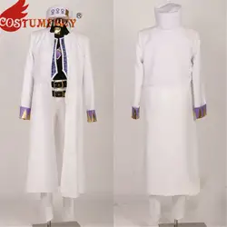 CostumeBuy JoJo невероятное приключение Stardust крестоносцев Kujo Джотаро Косплэй костюм на Хэллоуин Карнавальный полный набор индивидуальный заказ