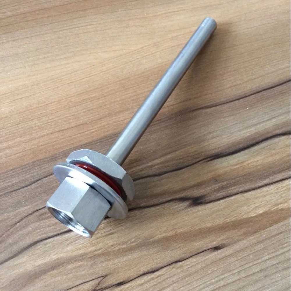 

6"L Kettle Beer Brew Kettle Thermowell Kit, Stainless Steel 304,1/2" BSP Retail and Wholesale