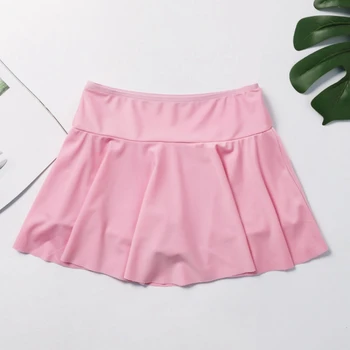 

Anti-walking Breathable Women Swimwear Summer Beach Conservative Swimming Skirts Swimsuit Bottom High Waist Athletic Bikini