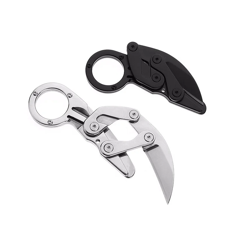 

TAC25 Mechanical claw claws portable ring survival knife knife with defense folding folding self-defense CS claw tools