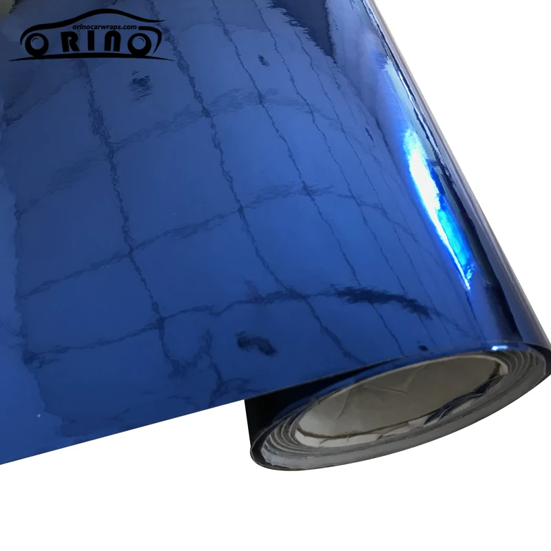 Blue Chrome Vinyl Film Sticker-2