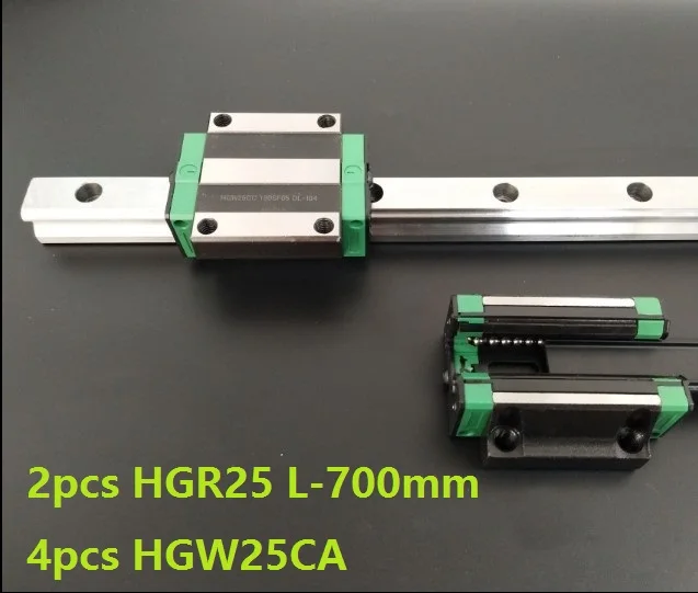 Линейные направляющие/рельсы HGW25CA/HGW25 2 шт.|Линейные направляющие| |