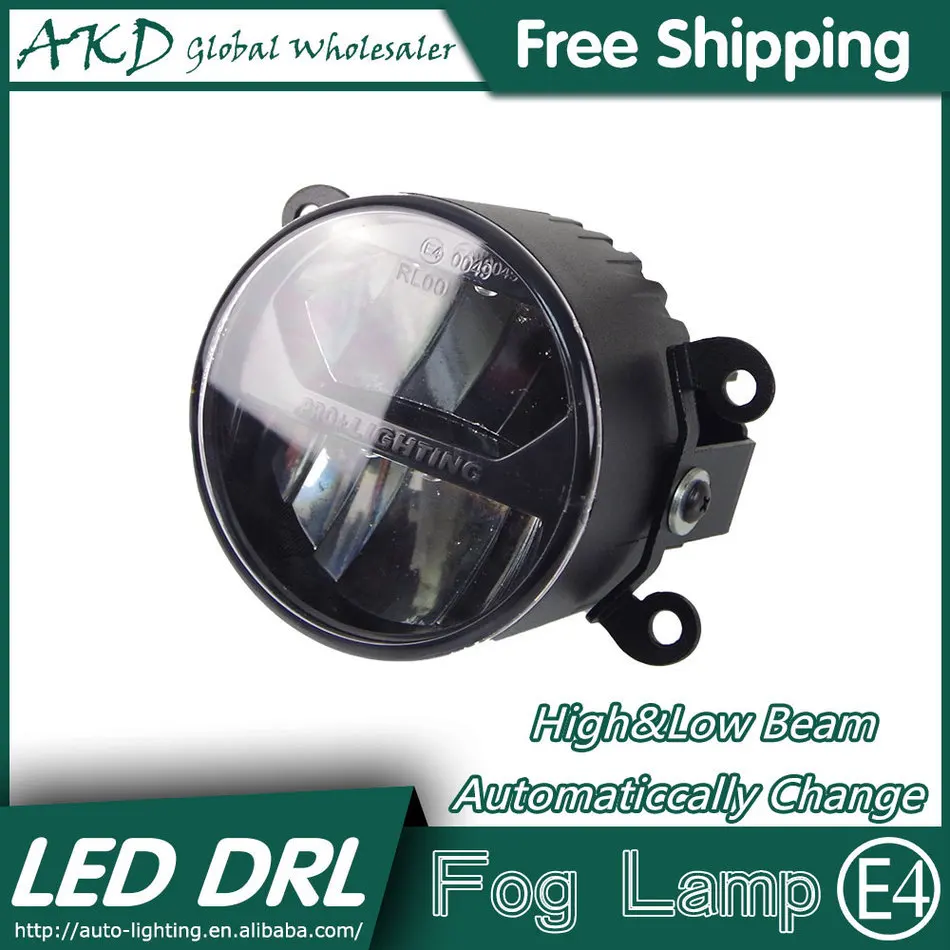 

AKD Car Styling LED Fog Lamp for Nissan Teana DRL Emark Certificate Fog Light High Low Beam Automatic Switching Fast Shipping