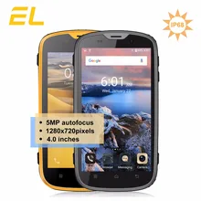 E & L W5 Mobile Téléphone Android Téléphones Originaux Imperméable Antichoc Téléphone Quad Core Tactile Téléphone Smartphone 4G Débloqué téléphones portables