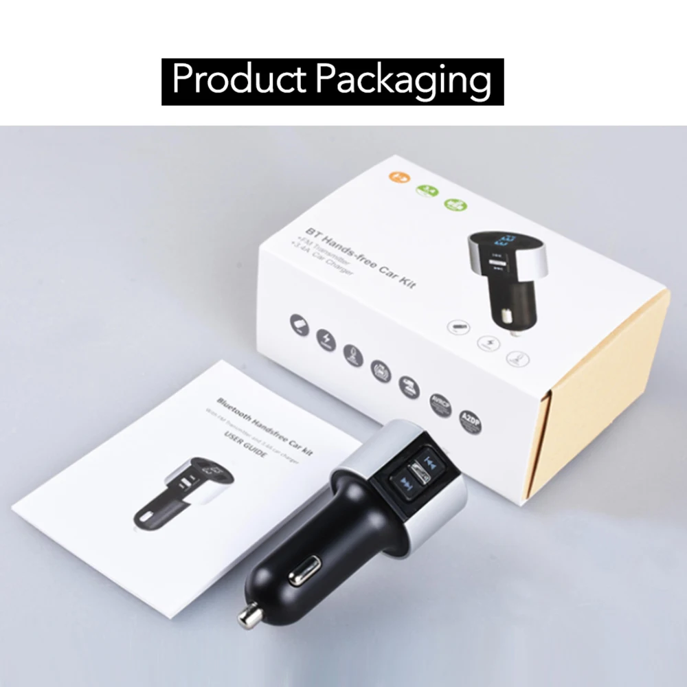 Автомобильный MP3 плеер Bluetooth Handsfree Kit fm передатчик прикуриватель двойной USB
