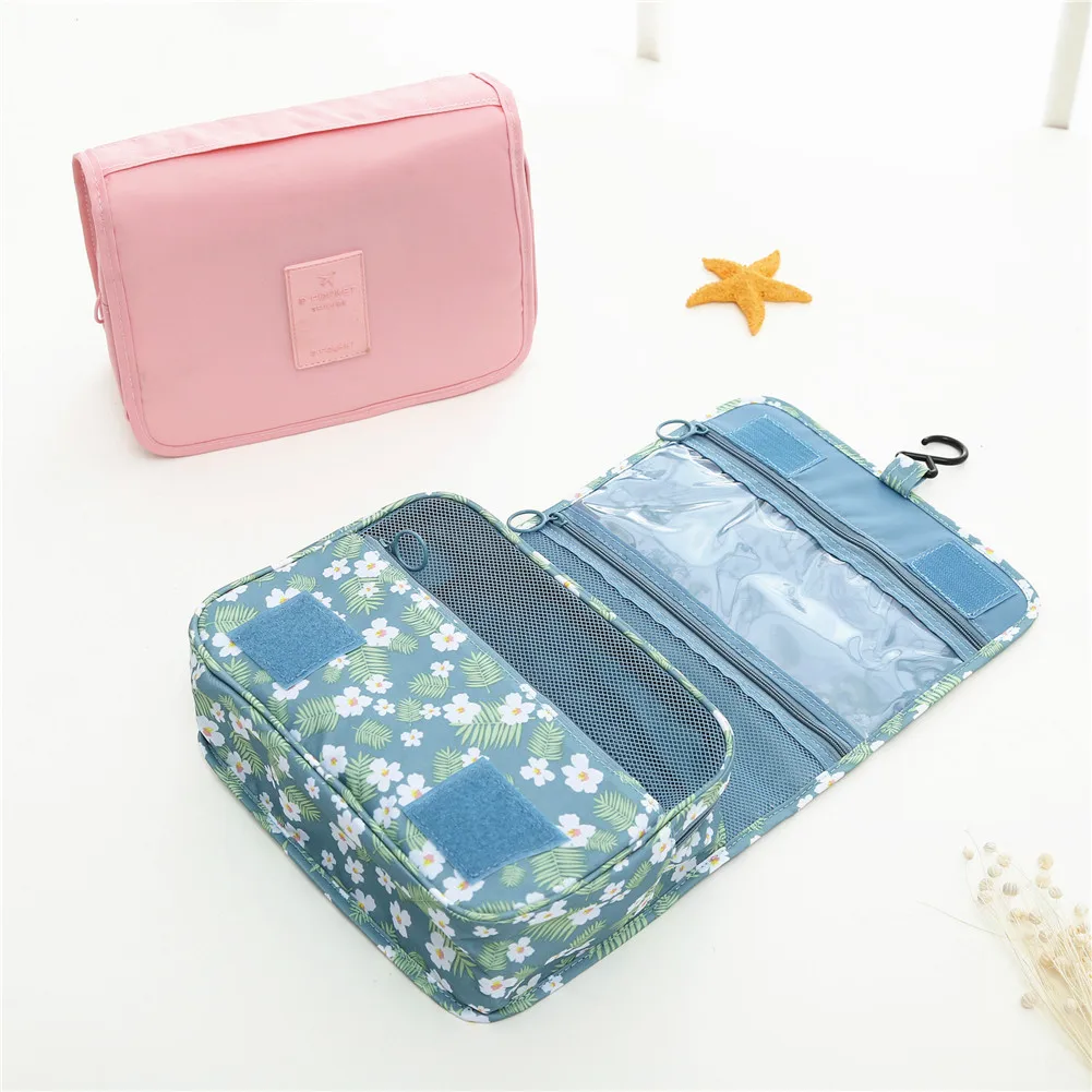 Молния человек для женщин Макияж сумка нейлон косметичка красота случае составляют организатор несессер наборы хранения путешествия