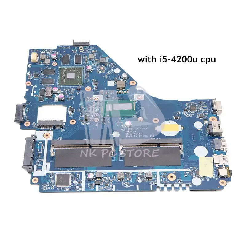 NOKOTION NBMFP11005 NB. MFP11.005 для acer aspire E1-572G Материнская плата ноутбука LA-9531P i5-4200U HM86 DDR3L HD8670M GPU