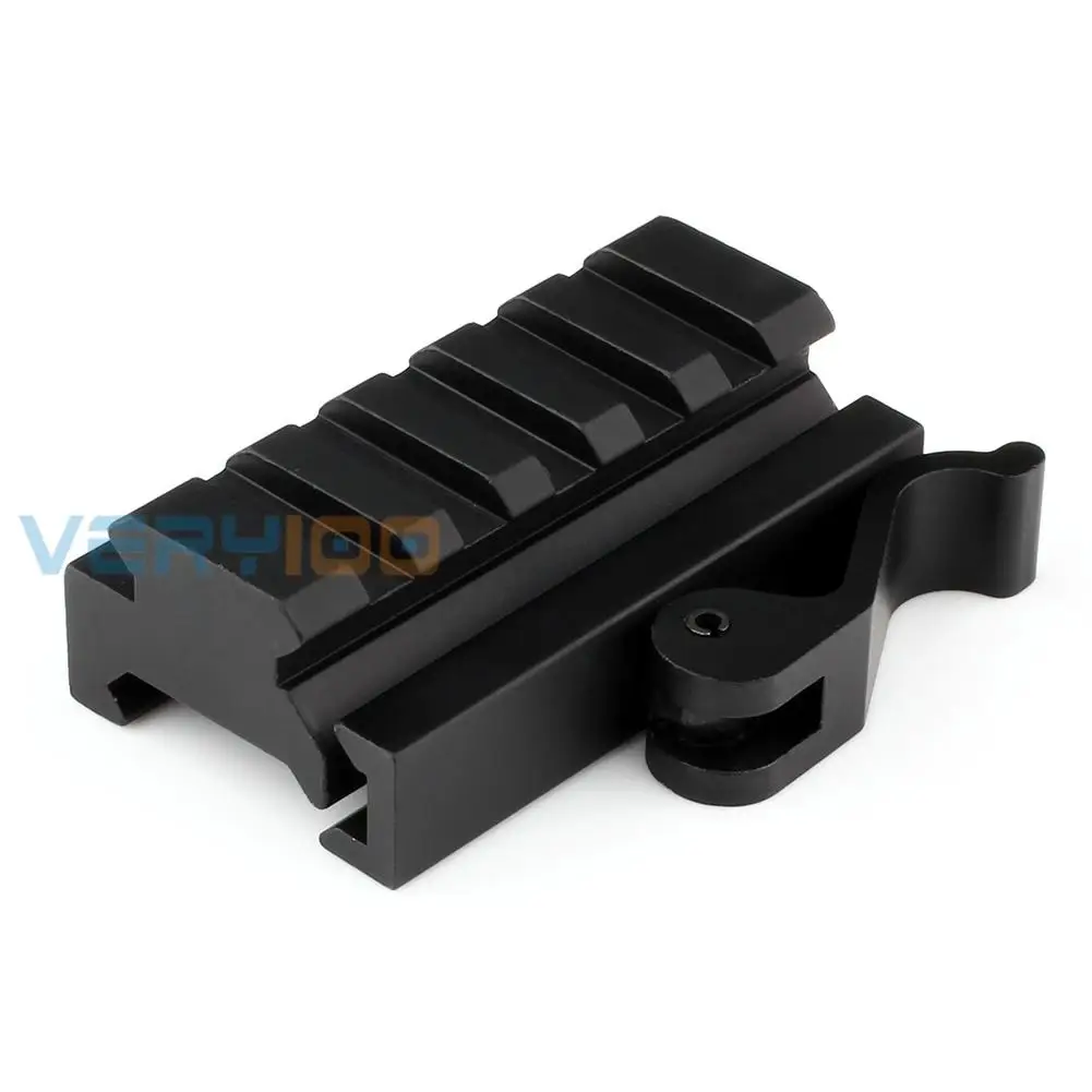 VERY100 5 Slot QD Quick Detach Picatinny/W Compact Lever Lock Adaptor