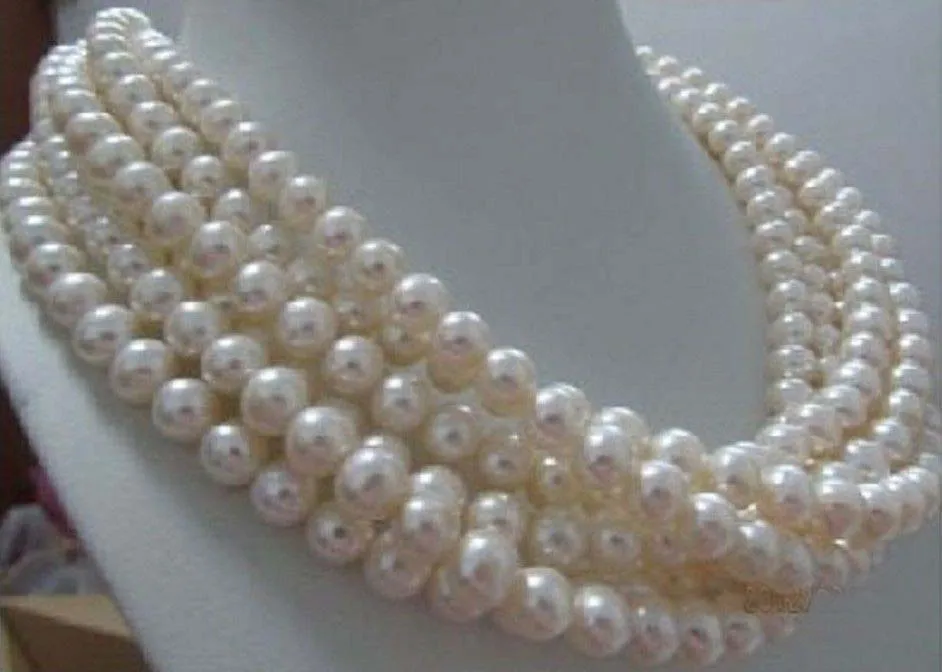 

very good SOUTH SEA PURE WHITE PEARL NECKLACE 14K WHOLESALE PRICE 100 INCH gold marked Wholesale Silver bridal Woman's Jewellery