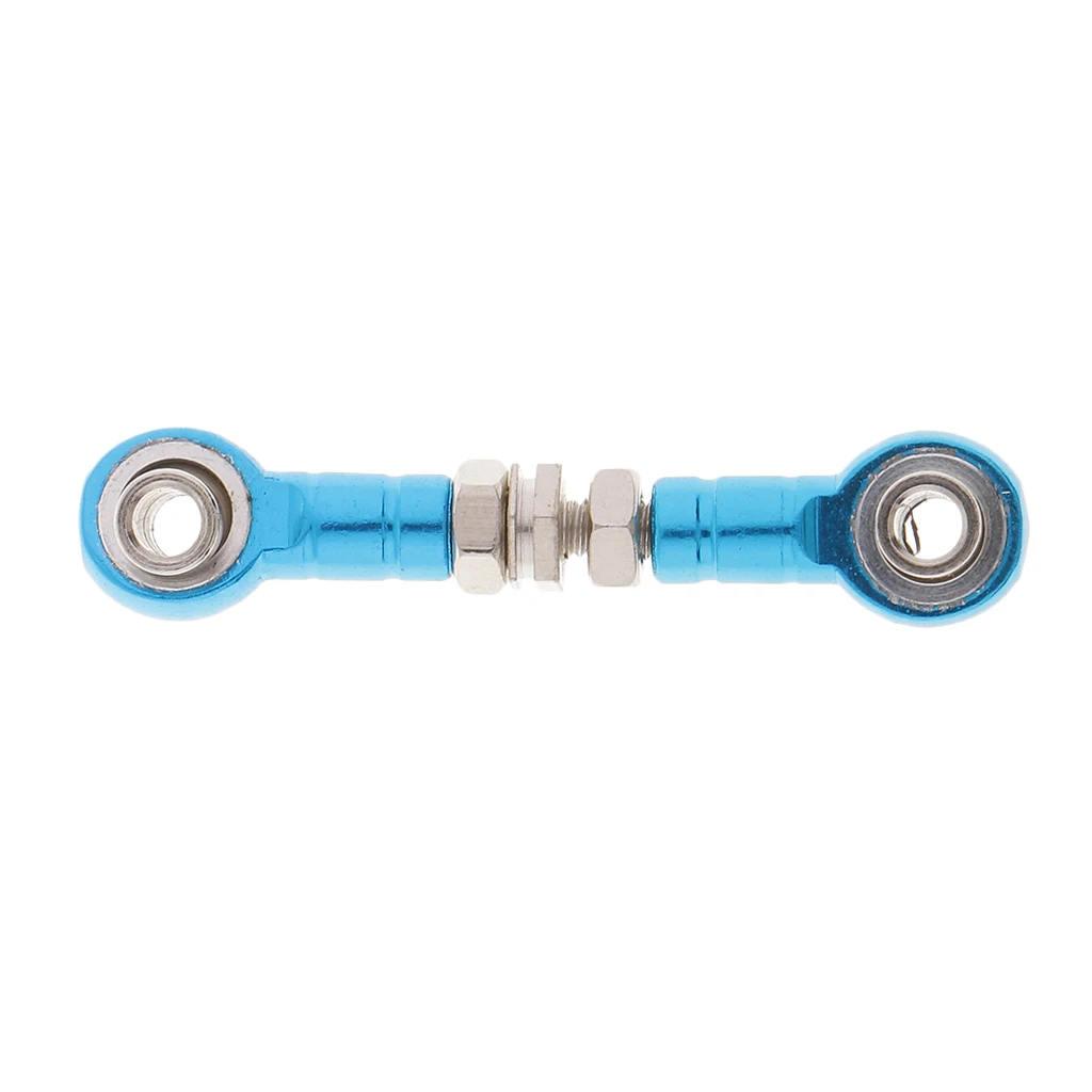 Blue Servo Linkage Pulling Steering Rods Arms for RC HSP 94101 94102 94103 94122 94123