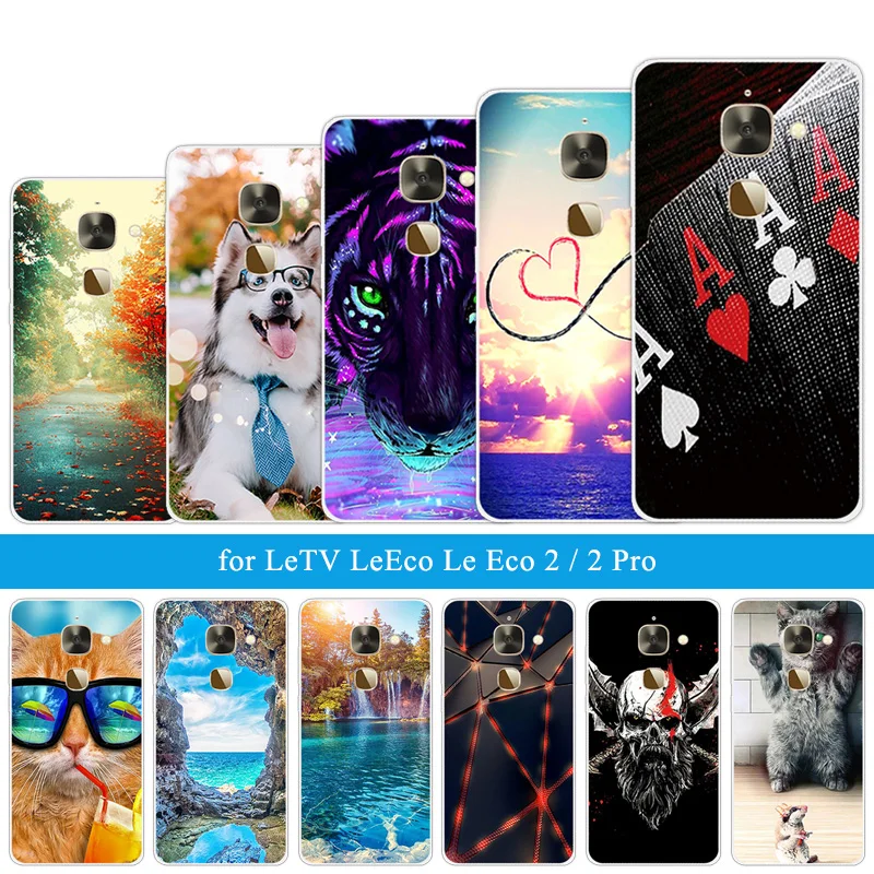 Чехлы для телефонов LeEco 2 DIY окрашенный Мягкий ТПУ чехол 5 дюймов Letv Pro X527 полная