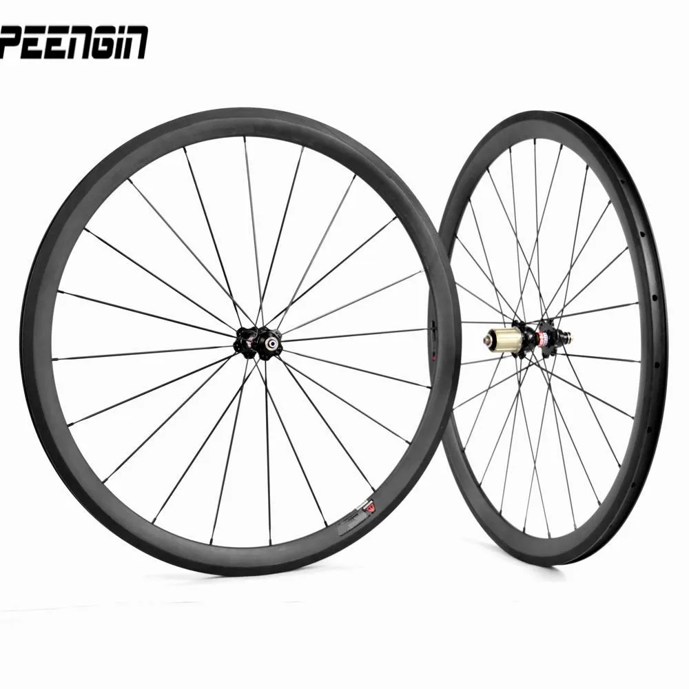 Factory sale!road wheelset carbon clincher 50mmX23mm tubular tyre composite material 700C carbon wheels 404 sticker can be offer
