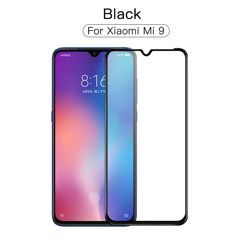 PZOZ для xiaomi mi 9 Защита экрана из закаленного стекла xiaomi mi 9 полное покрытие экрана стекло xao mi xio mi phone чистая прозрачная пленка 9H HD - Цвет: xiaomi mi 9