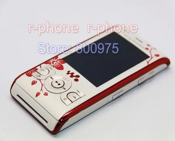 Отремонтированный оригинальный мобильный телефон Sony Ericsson W595 с цветком