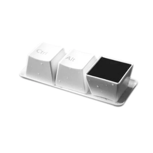 HGHO-Ctrl Alt Del Keyboard coffee Cup Set-белый набор