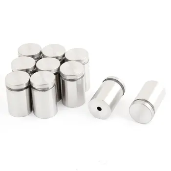 

10 Pcs 25mm x 40mm Stainless Steel Frameless Standoff Clamp for Glass