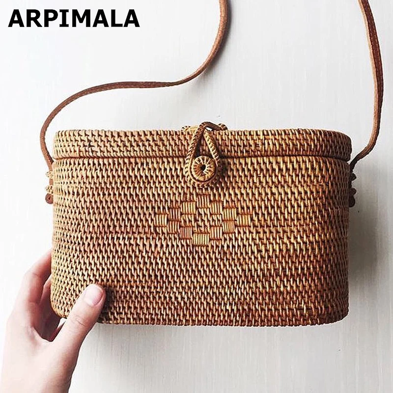 ARPIMALA сумка из ротанга на остров Бали маленькая соломенная ручной работы
