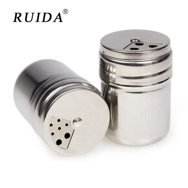 

New Stainless Steel Herb Spice Tools Salt Pepper Shaker Sugar Herbs Toothpick Storage Bottle Spice Storage Bottle Hot Sale YCC16