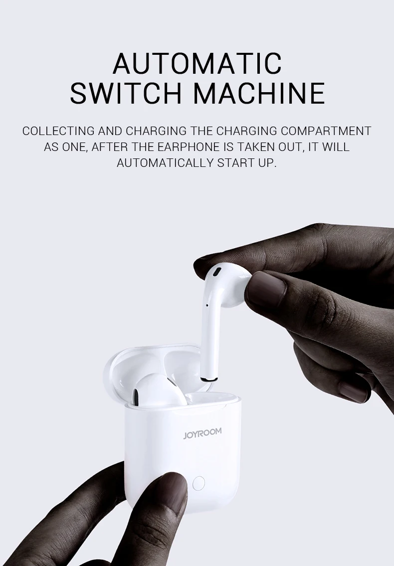 

Joyroom Original Bluetooth Wireless in-Ear Earphones Wireless Sports Cross-Border Headset with Charging Box for Smart Phones