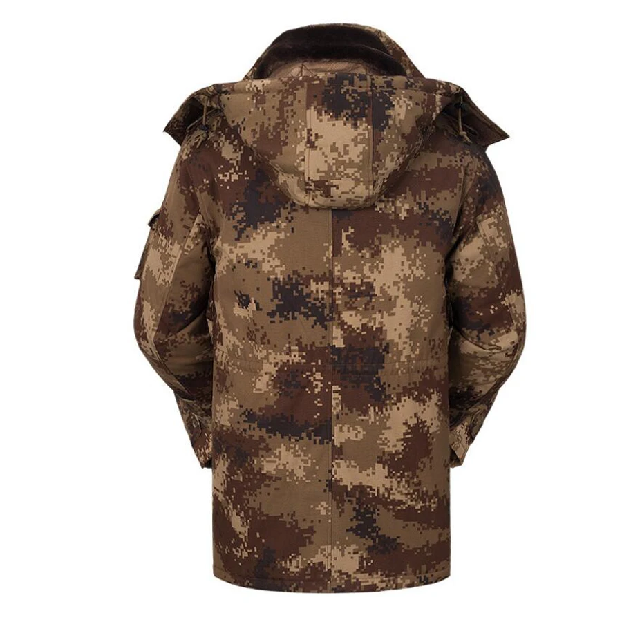 Новая зимняя камуфляжная одежда для рыбалки, Мужская водонепроницаемая куртка, костюм для рыбалки, ветрозащитный Теплый жилет для охоты на открытом воздухе