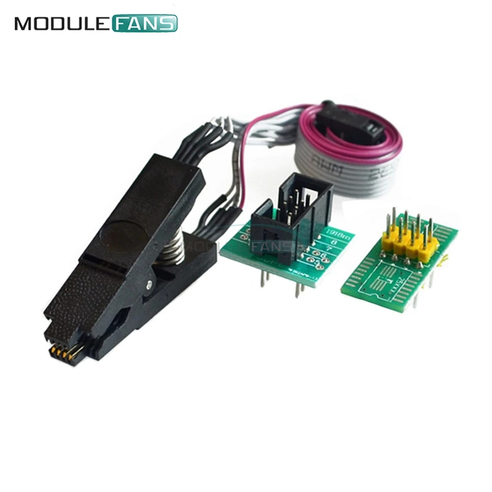 Плата модуля Flash Chip зажим для проверки ИС SOIC8 SOP8 BIOS/25/93 TL866CS TL866A EZP2010|Интегральные