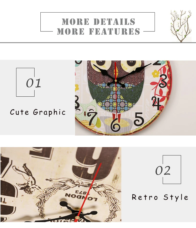 Double Sided Wall Clock (2)