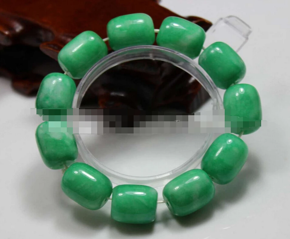 

free shipping 502 Fashion Chinese Emerald Green Jade Gems Bracelet Bangle
