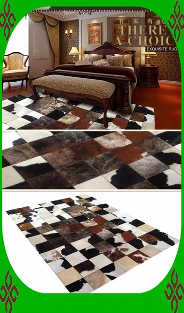 Us 94 0 2018 Free Shipping 100 Natural Genuine Cowhide Nylon Carpet Tiles In From Home Garden On Aliexpress Alibaba Group