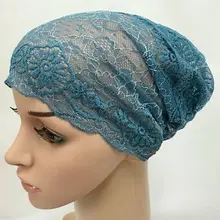YAU002 кружевная мусульманская шляпа, мусульманский головной убор, мусульманская шапочка под хиджаб, мусульманская шляпа
