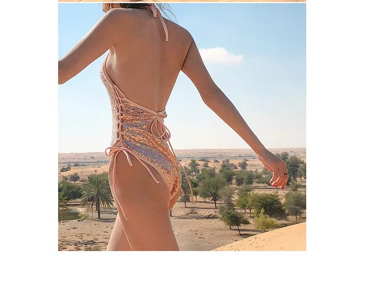 Купальник в стиле ретро цельные купальники Mayokini Bather женский набор бикини для женщин летние новые корейские Роскошные Блестящие Блестки леди