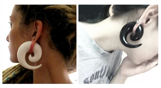 Kit Allungamento Orecchie 16 Pezzi - Spirali Acriliche Da 14G A 00G - Foto 7